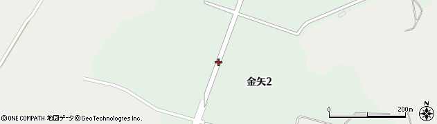 青森県六戸町（上北郡）金矢周辺の地図