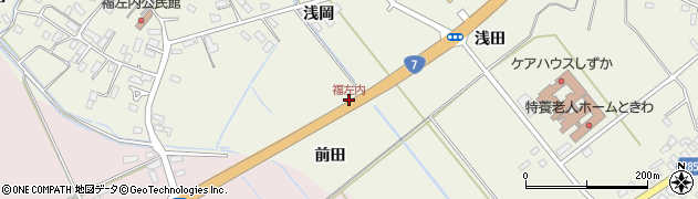 福左内周辺の地図