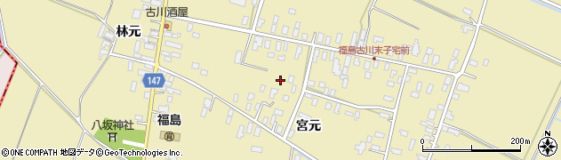 青森県藤崎町（南津軽郡）福島周辺の地図