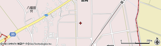 青森県青森市浪岡大字増館周辺の地図