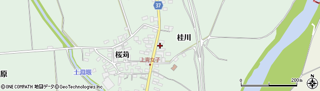青森県弘前市青女子桂川44周辺の地図