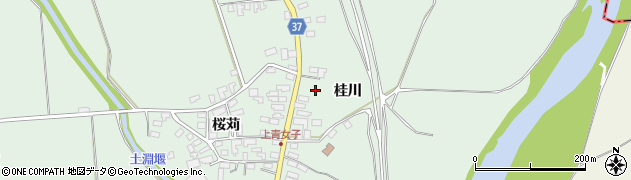 青森県弘前市青女子桂川46周辺の地図