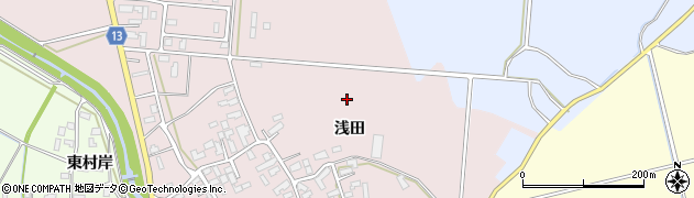 青森県黒石市二双子周辺の地図