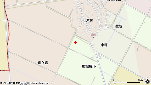 〒036-0503 青森県黒石市馬場尻下の地図
