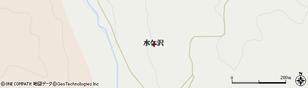 青森県青森市浪岡大字王余魚沢水ケ沢周辺の地図