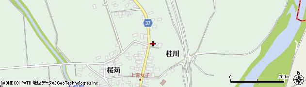青森県弘前市青女子桂川48周辺の地図
