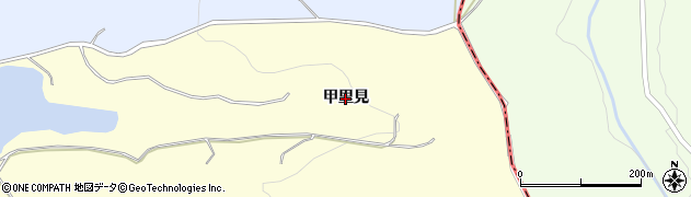 青森県黒石市高舘（甲里見）周辺の地図
