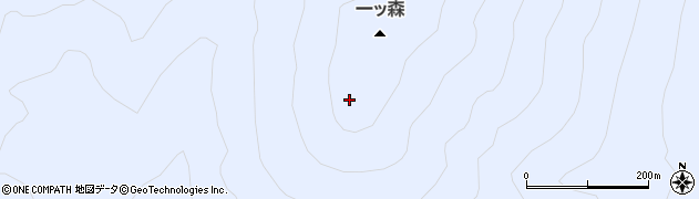 青森県鰺ヶ沢町（西津軽郡）一ツ森町（西赤石山）周辺の地図