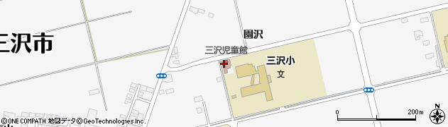 三沢市役所　三沢児童館周辺の地図