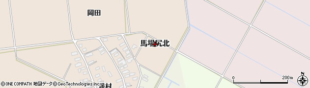 青森県黒石市馬場尻北周辺の地図