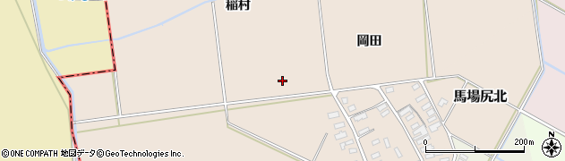 青森県黒石市西馬場尻（稲村）周辺の地図