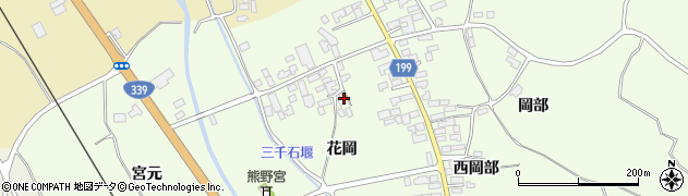 青森県板柳町（北津軽郡）横沢（花岡）周辺の地図