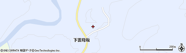 青森県鰺ヶ沢町（西津軽郡）芦萢町（下雲母坂）周辺の地図