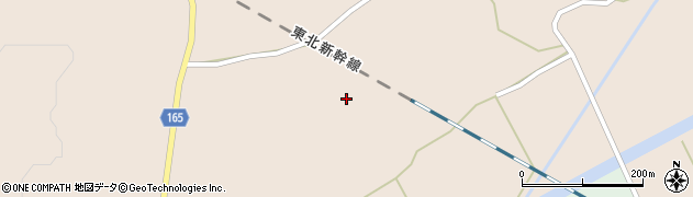 青森県十和田市大沢田（葉ノ木谷地）周辺の地図