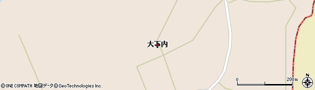 青森県十和田市大沢田（大下内）周辺の地図