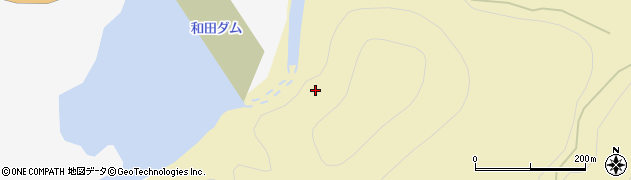 和田ダム周辺の地図