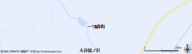 青森県鰺ヶ沢町（西津軽郡）一ツ森町周辺の地図