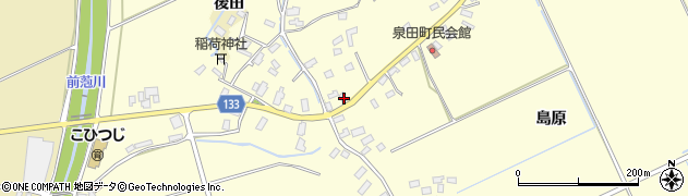 青森県弘前市楢木用田58周辺の地図