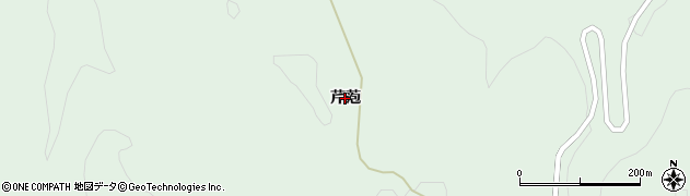 青森県鰺ヶ沢町（西津軽郡）深谷町（芹萢）周辺の地図