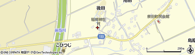 青森県弘前市楢木用田115周辺の地図