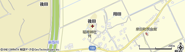 青森県弘前市鬼沢後田118周辺の地図