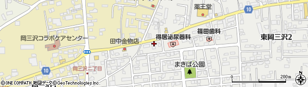 タック三沢本店周辺の地図