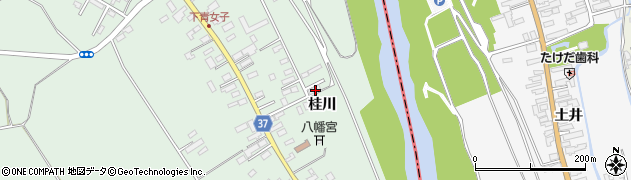 青森県弘前市青女子桂川10周辺の地図