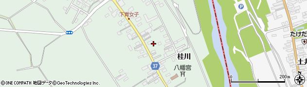 青森県弘前市青女子桂川98周辺の地図