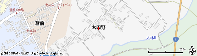 青森県七戸町（上北郡）太田野周辺の地図