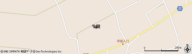 青森県十和田市大沢田（牛鍵）周辺の地図