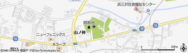 招和台公園周辺の地図