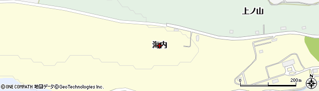 青森県七戸町（上北郡）海内周辺の地図