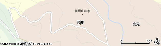 青森県青森市浪岡大字細野沢井周辺の地図