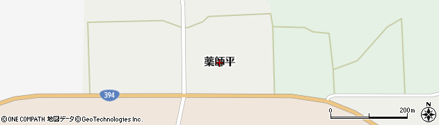 青森県七戸町（上北郡）薬師平周辺の地図