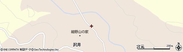 青森県青森市浪岡大字細野沢井34周辺の地図