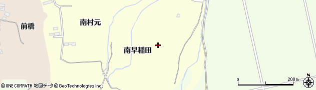 青森県板柳町（北津軽郡）長野（南早稲田）周辺の地図