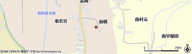 青森県北津軽郡板柳町太田前橋周辺の地図