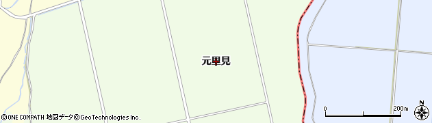 青森県板柳町（北津軽郡）横沢（元里見）周辺の地図