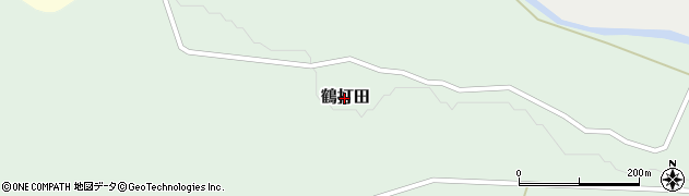 青森県七戸町（上北郡）鶴打田周辺の地図