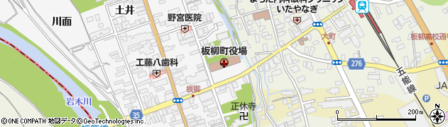 青森県北津軽郡板柳町周辺の地図