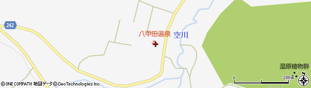 八甲田温泉・遊仙周辺の地図