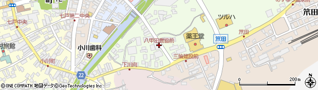 八甲田農協前周辺の地図