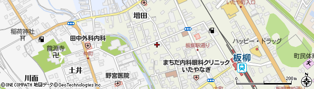 青森県北津軽郡板柳町福野田増田16周辺の地図