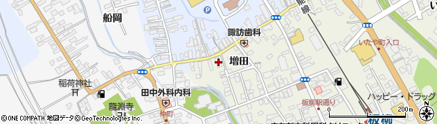 青森県北津軽郡板柳町福野田増田11周辺の地図