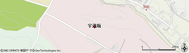 青森県七戸町（上北郡）宇道坂周辺の地図