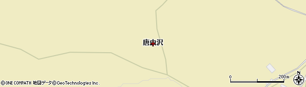 青森県東北町（上北郡）大浦（唐虫沢）周辺の地図
