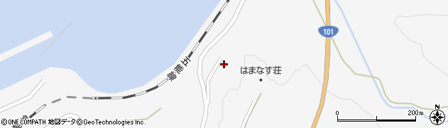 青森県西津軽郡深浦町驫木津山周辺の地図