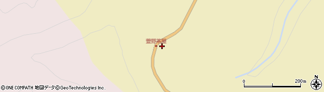 萱野茶屋周辺の地図