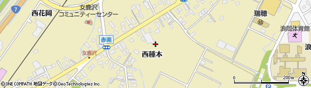 青森県青森市浪岡大字女鹿沢（西種本）周辺の地図