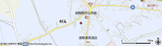 青森県青森市浪岡大字樽沢村元周辺の地図